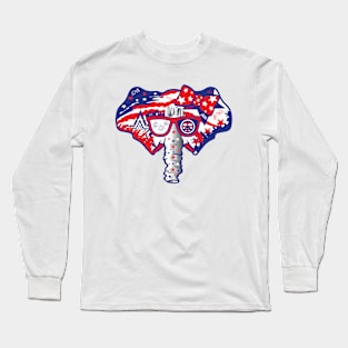 God Bless America Leah Long Sleeve T-Shirt